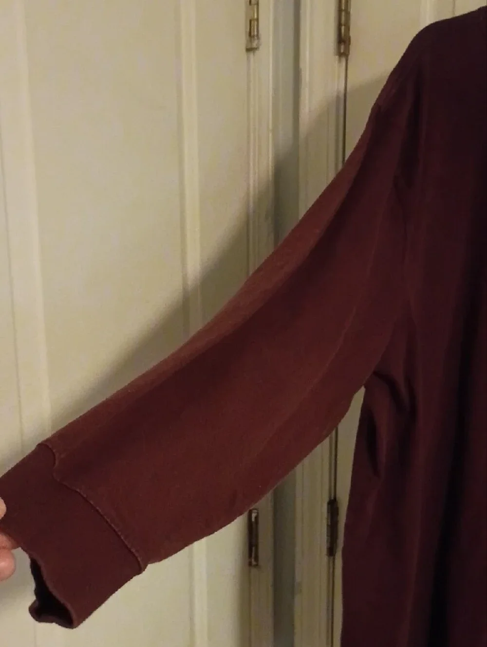 Carhartt Burgundy Long Sleeve Pocket Tee